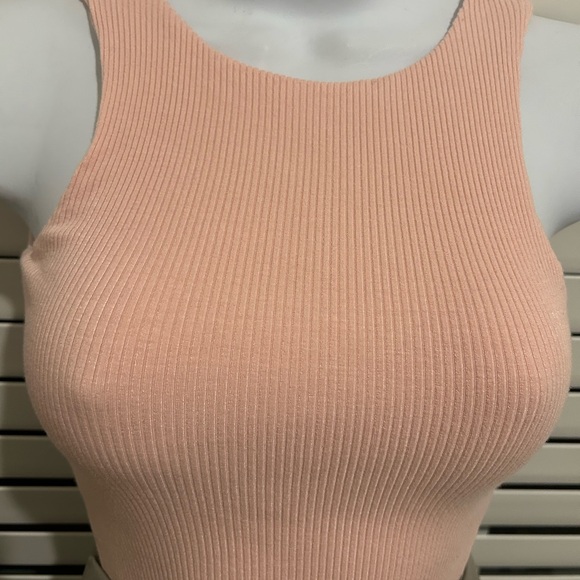 Lulu's Blush Ribbed Top - Picture 3 of 5